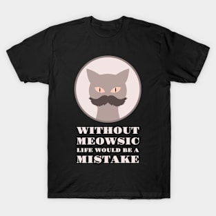 Friedrich Nietzsche Cat T-Shirt